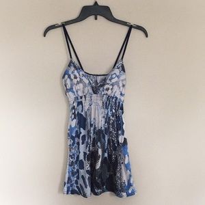 Snake print tank top